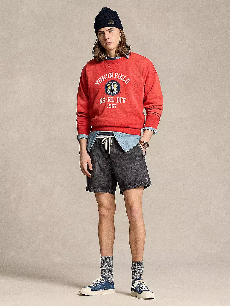 POLO RALPH LAUREN Jeansshorts grau
