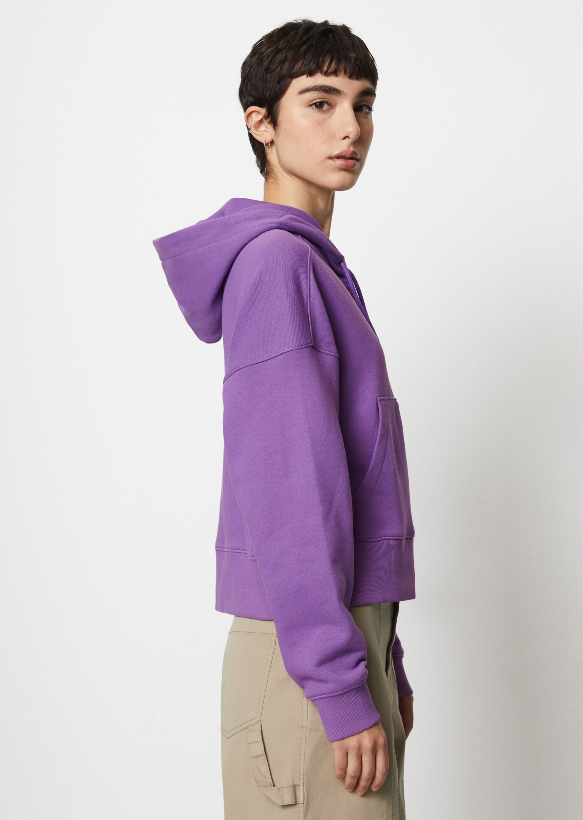 Sweatjacke croppedaus Organic Cotton