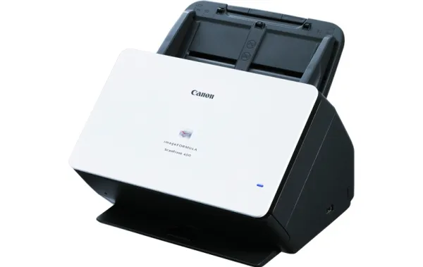 Canon imageFORMULA ScanFront 400 - Dokumentscanner - CMOS / CIS - Duplex - 216 x 3048 mm - 600 dpi x 600 dpi - op til 45 ppm (mono) / op til 45 ppm (farve) - ADF (60 ark) - op til 6000 scanninger pr. dag - USB 2.0, LAN