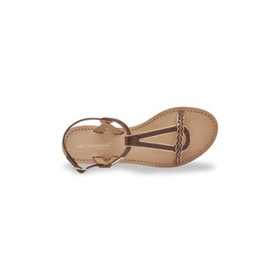 Sandales femme Happy MARRON LES TROPEZIENNES