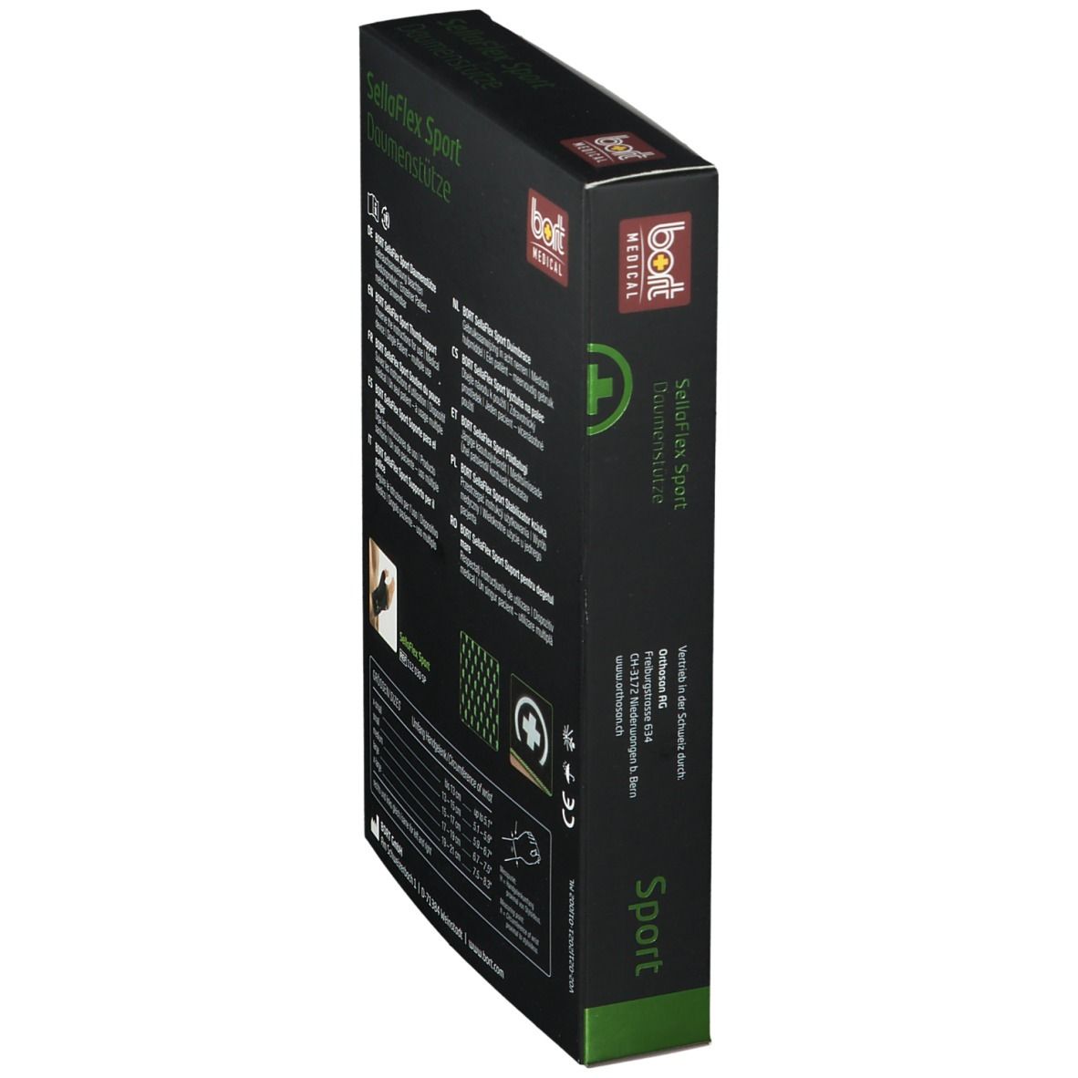 BORT SellaFlex Sport Daumenstütze Gr. L schwarz-grün