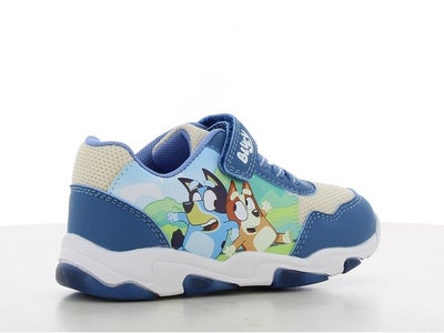 Bluey Blinkende Sneakers, Blue/Off White