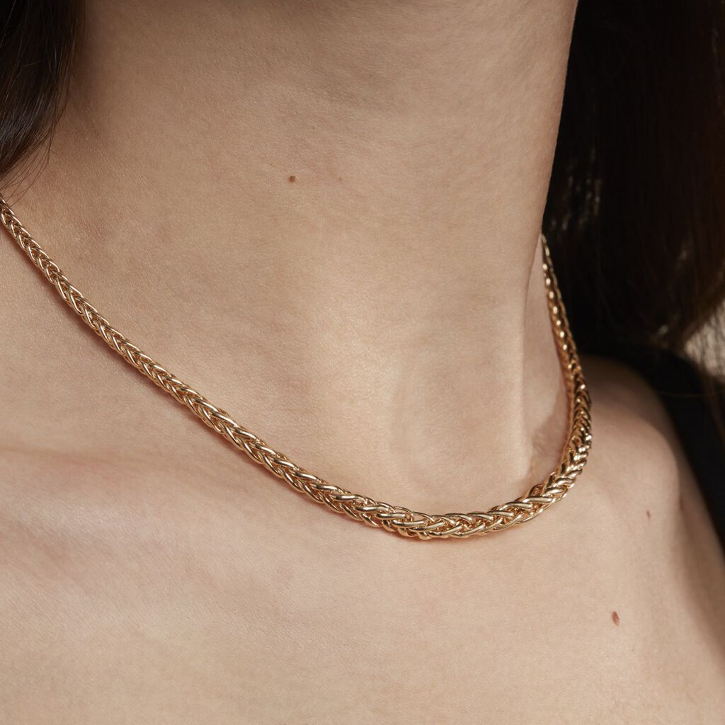 Chaîne Jayna Danilo Maille Palmier Or Jaune