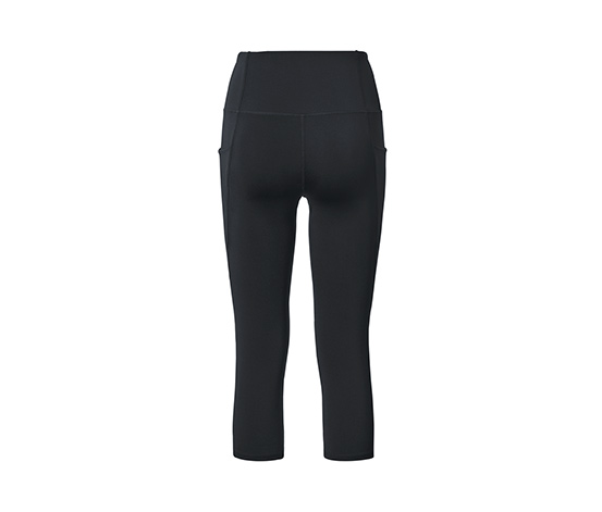 3/4-Sporttight, schwarz