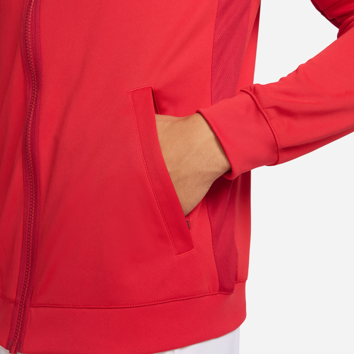 Nike Dri-FIT Academy 23 Trainingsjack Full-Zip Rood Wit