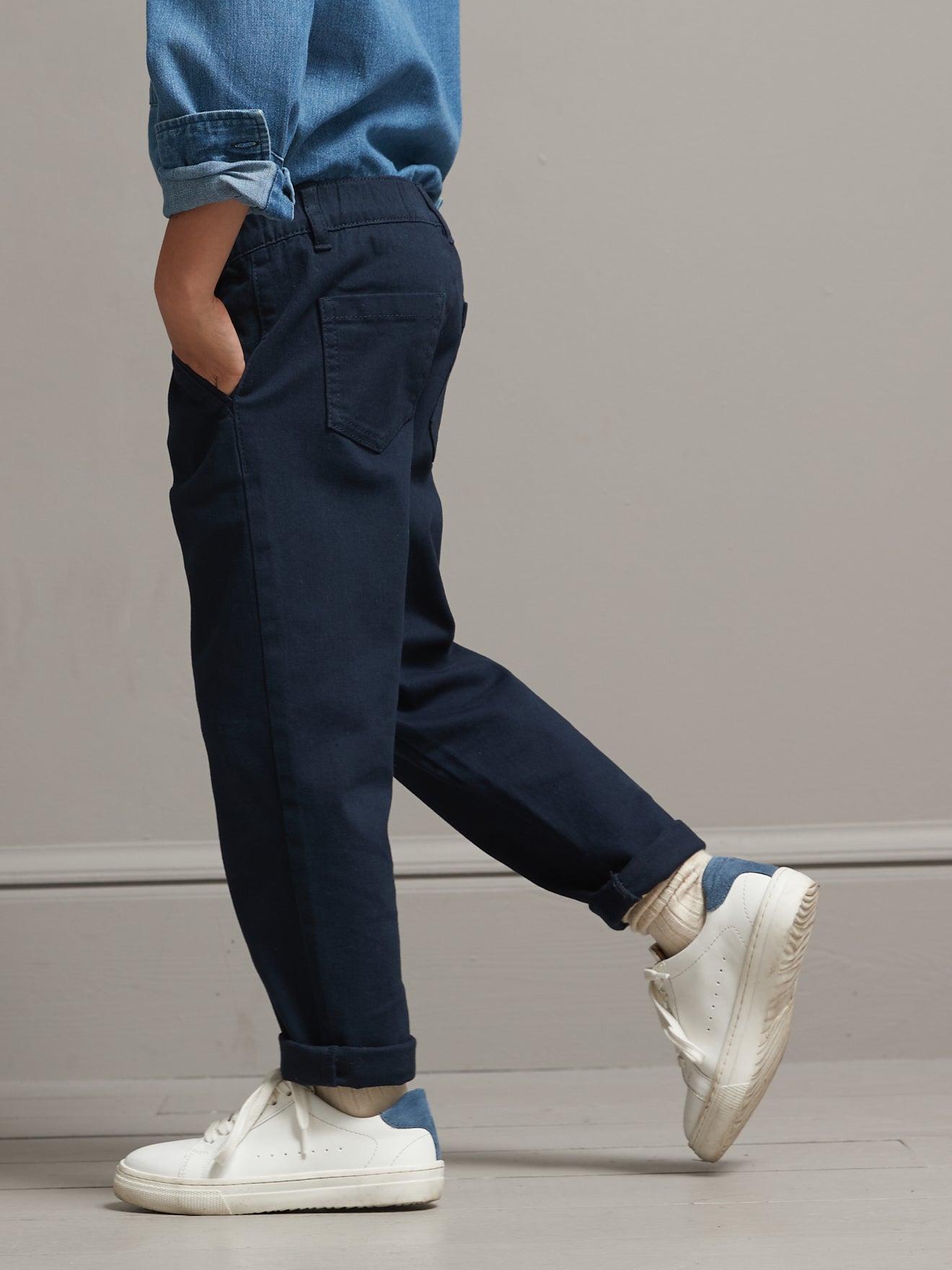 Pantalon Garçon taille élastiquée
