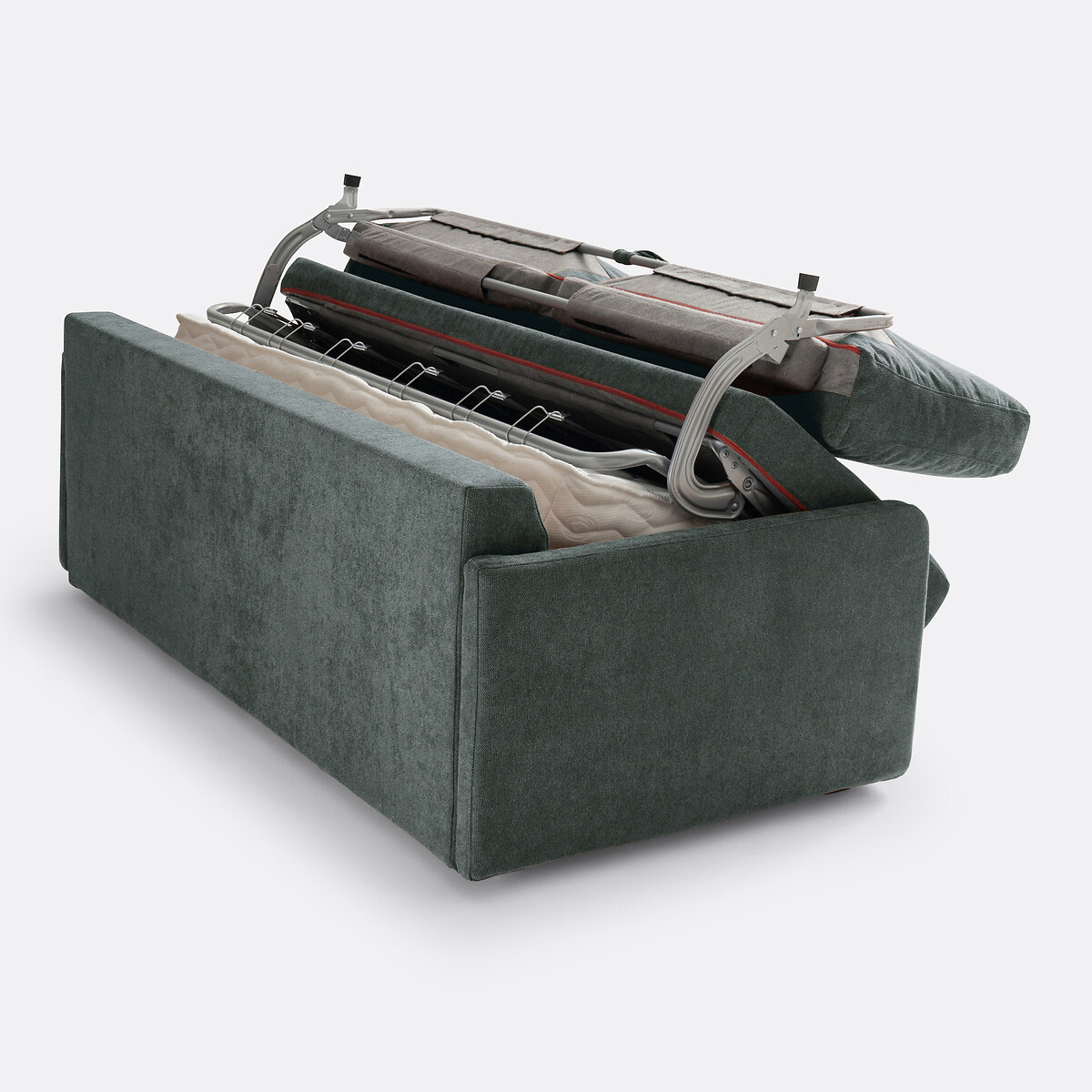 LA REDOUTE INTERIORS<br>Sofá-cama, tecido texturizado, espuma Marta