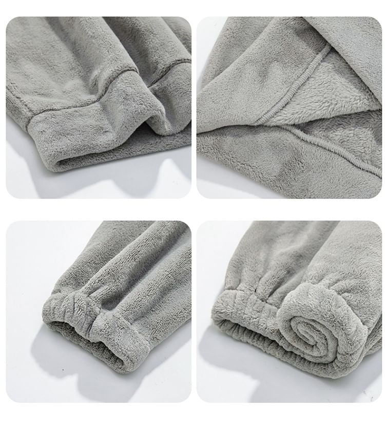 Jeony - Pyjamaset: Fleece Sweatshirt + Broek