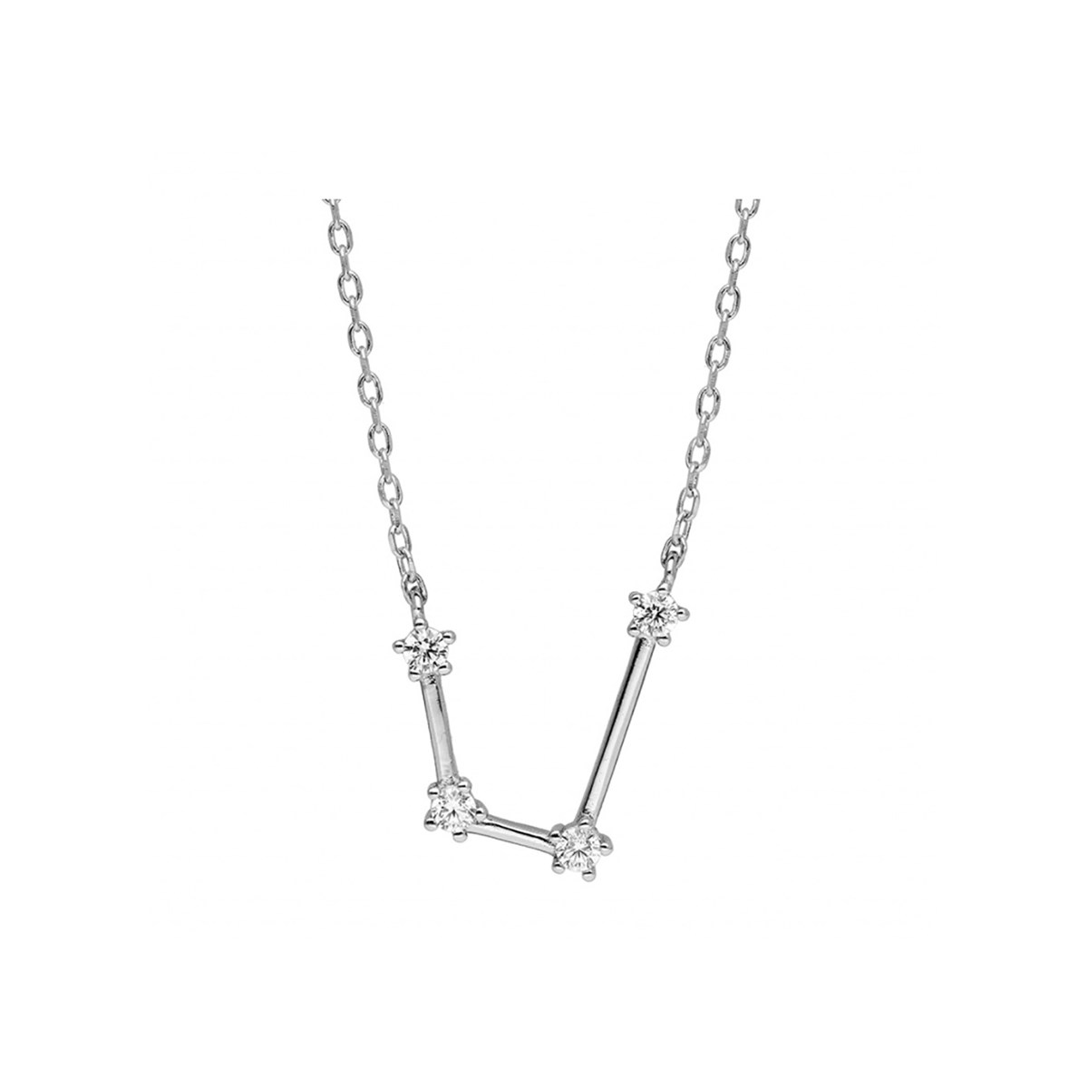 Collier Constellation Verseau - Argent