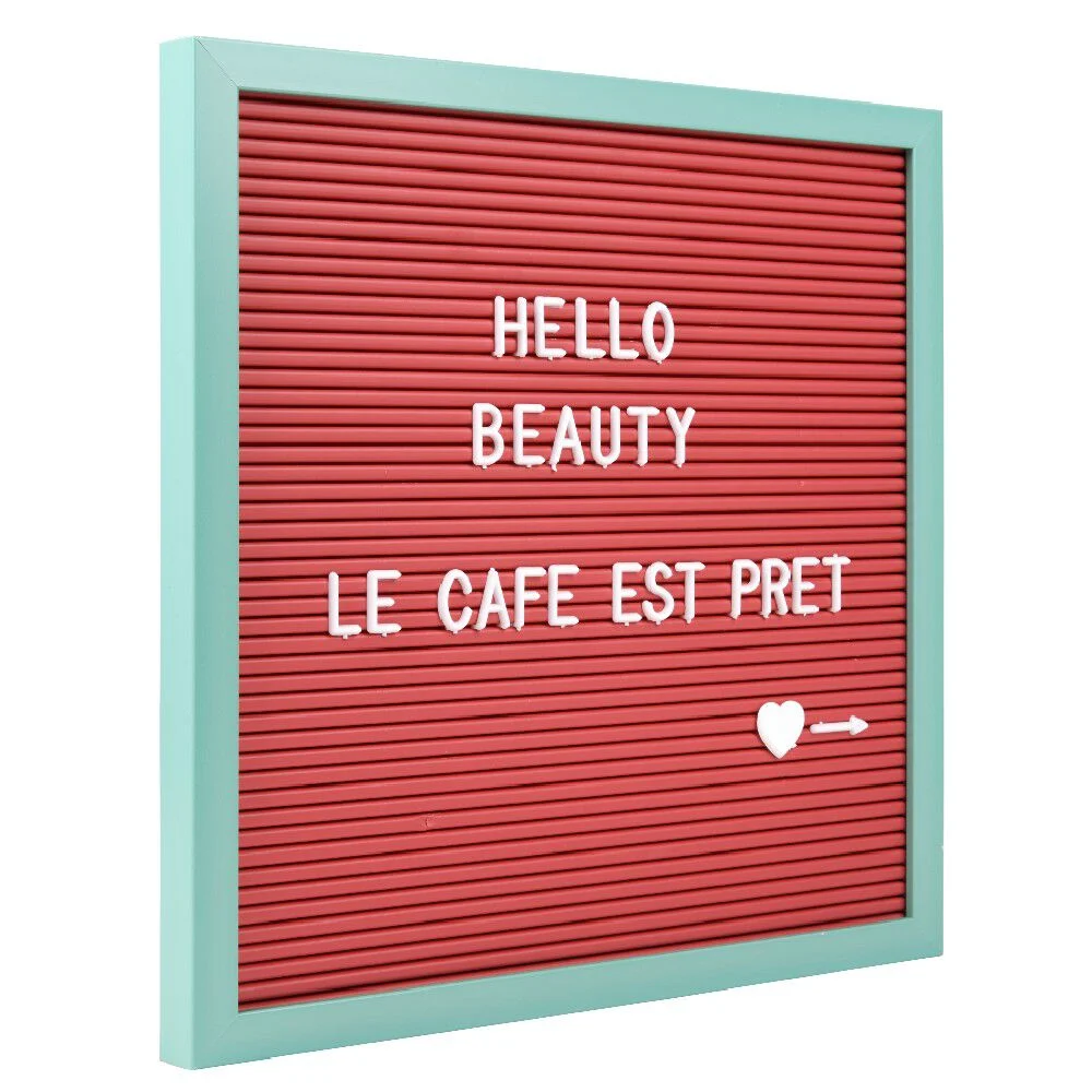 Tableau à message multicolore