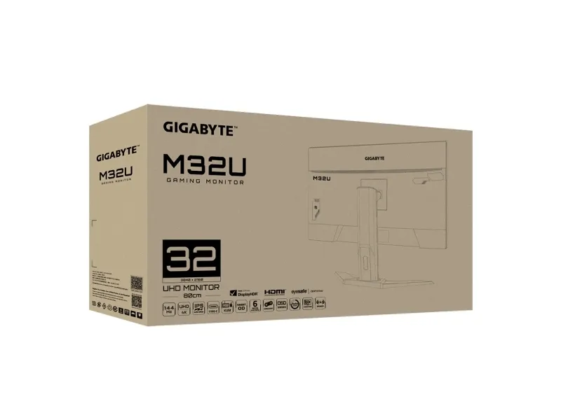 [OUTLET] - Gigabyte M32U - LED-skærm - 31.5