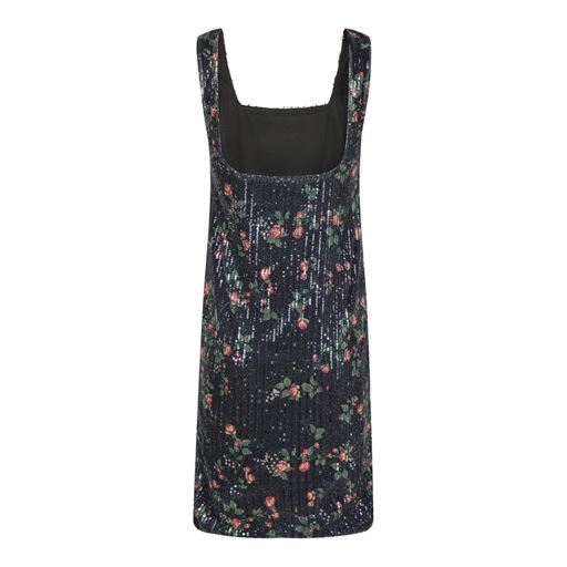 Neo Noir Ririn Flower Sequins Kjole, Black, 36