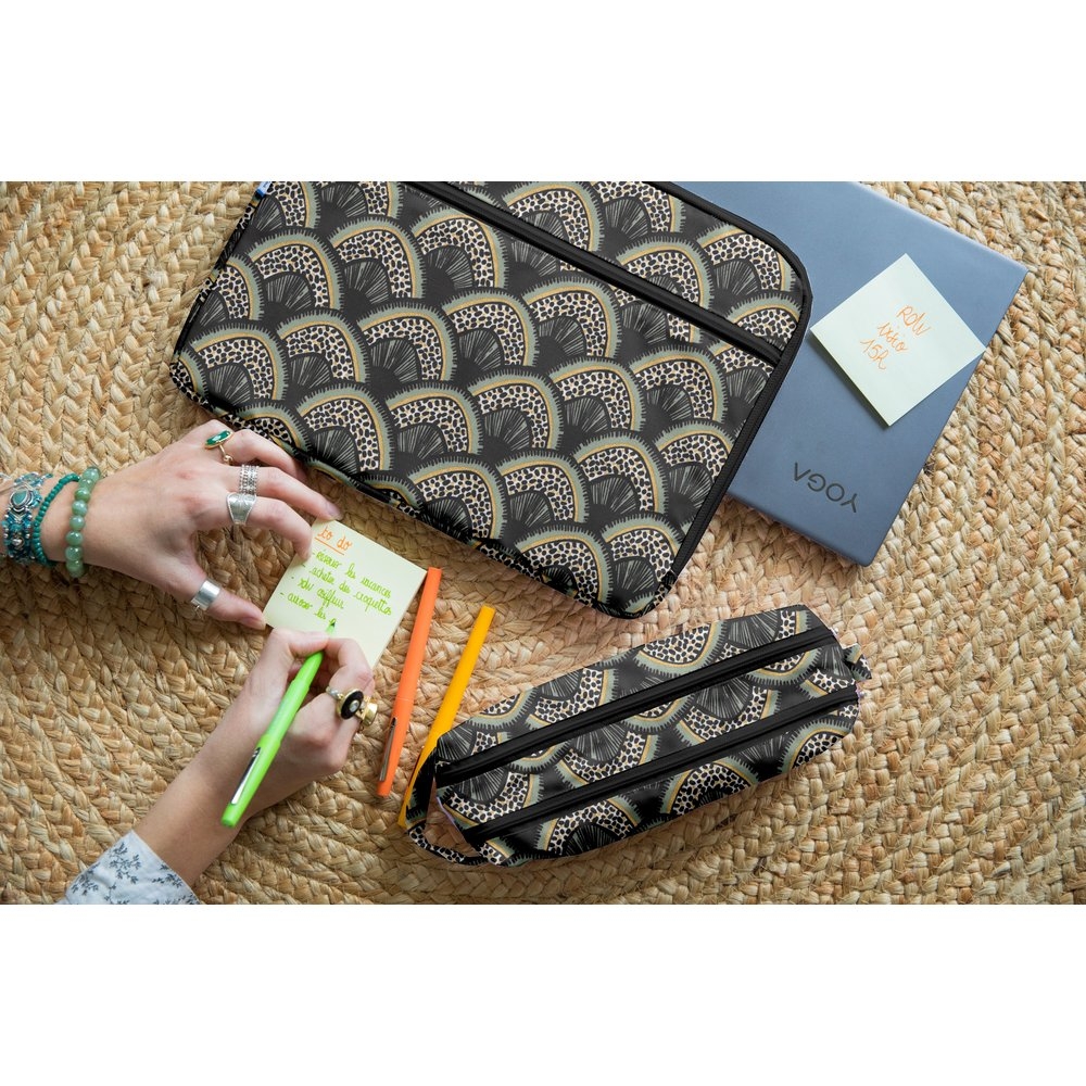 Pochette Ordinateur 13 Pouces Forêt De Plumes