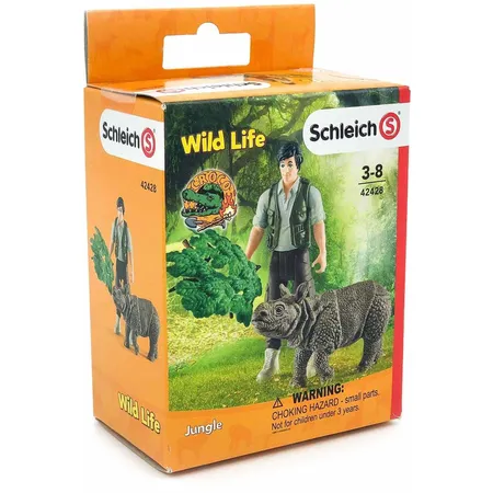 Schleich® 42428 Ranger und Nashorn StarterSet