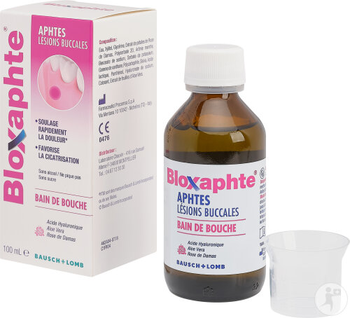 Bloxaphte Bain De Bouche Aphtes Et Lésions Buccales Flacon 100ml
