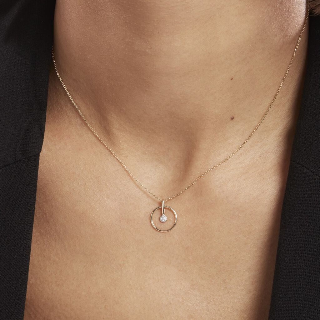 Collier Or Jaune Adrienn Diamants