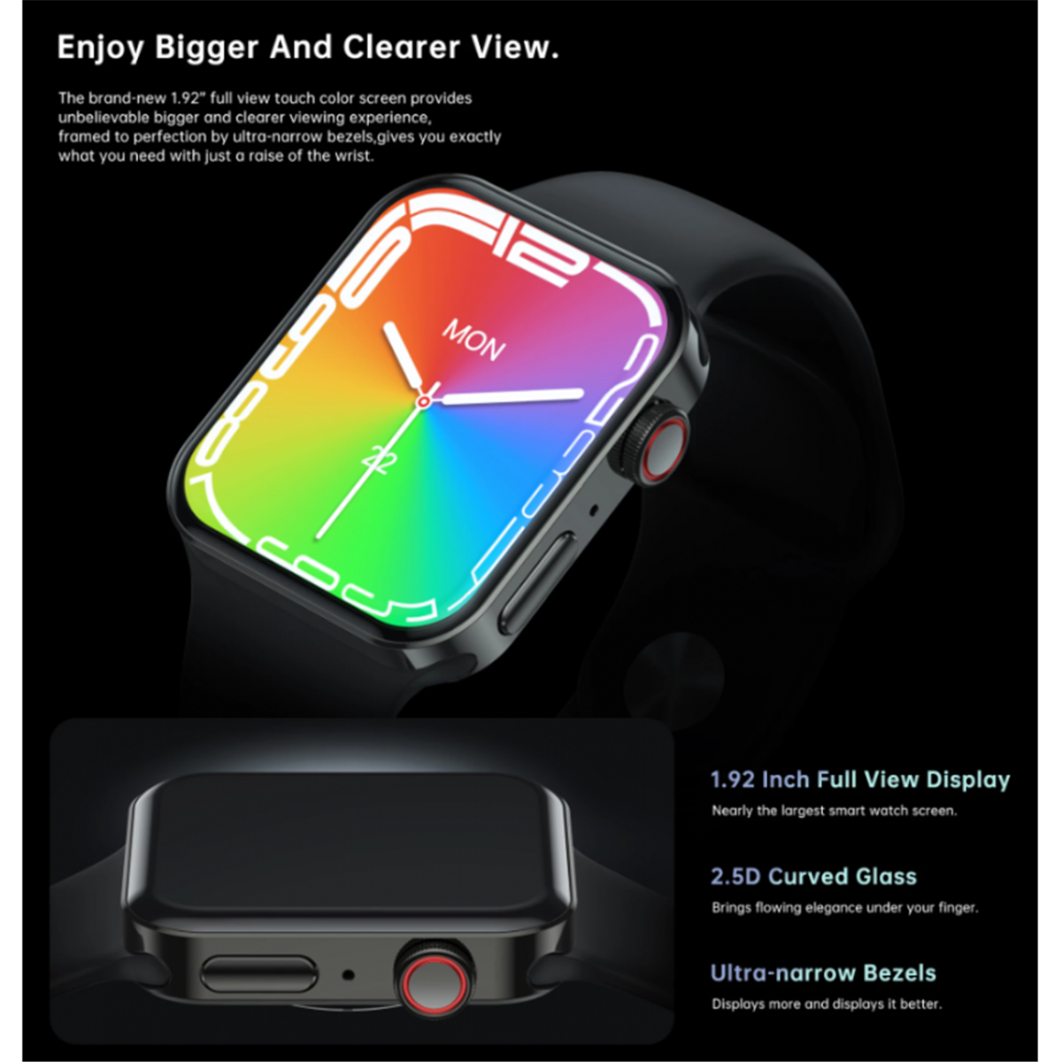 Relógio Inteligente Smartwatch Smartek SW-N76Pro Bluetooth