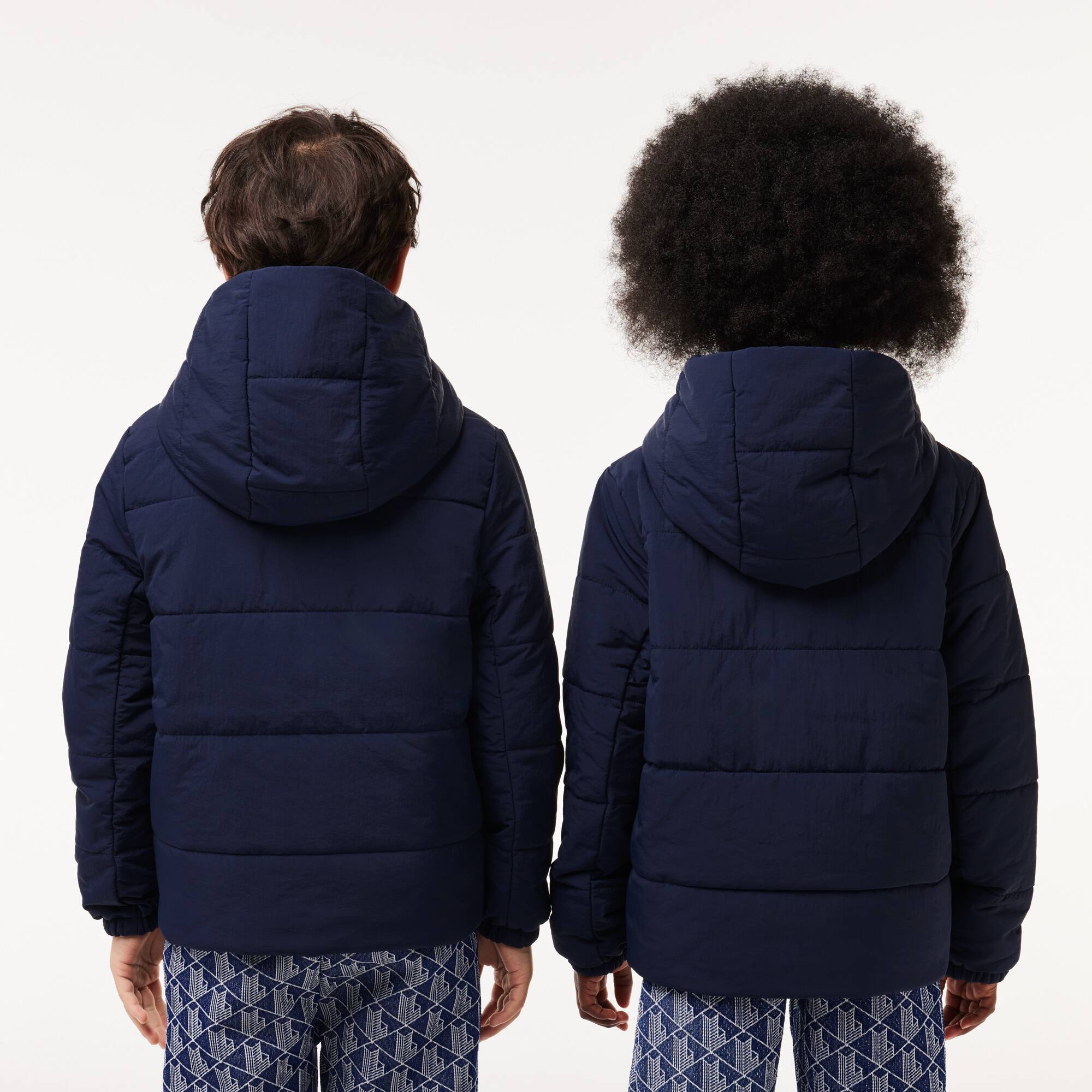 Doudoune avec étiquette nominative à l'intérieur Manteaux & Blousons - Bleu - Lacoste - Enfant
