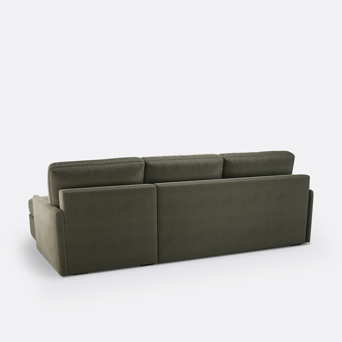 LA REDOUTE INTERIEURS<br>Sofá-cama de canto em veludo, Bultex Marta