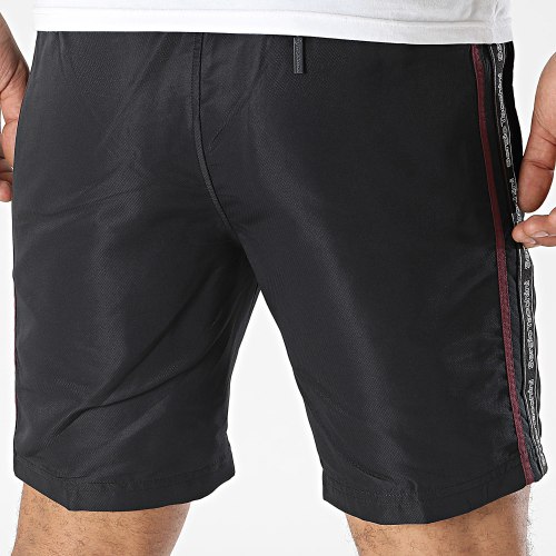 Short Jogging A Bandes Midday 40298 Noir