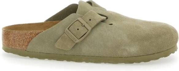 Birkenstock Boston Sandalen & Slides faded khaki maat: 41 beschikbare maaten:41 42 43 44 45 46