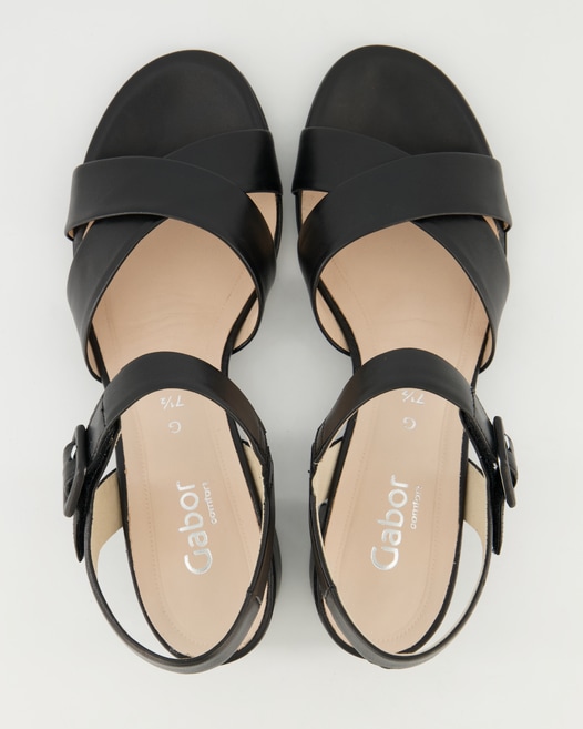 Gabor Comfort 22.913.27 Sandalen in Schwarz