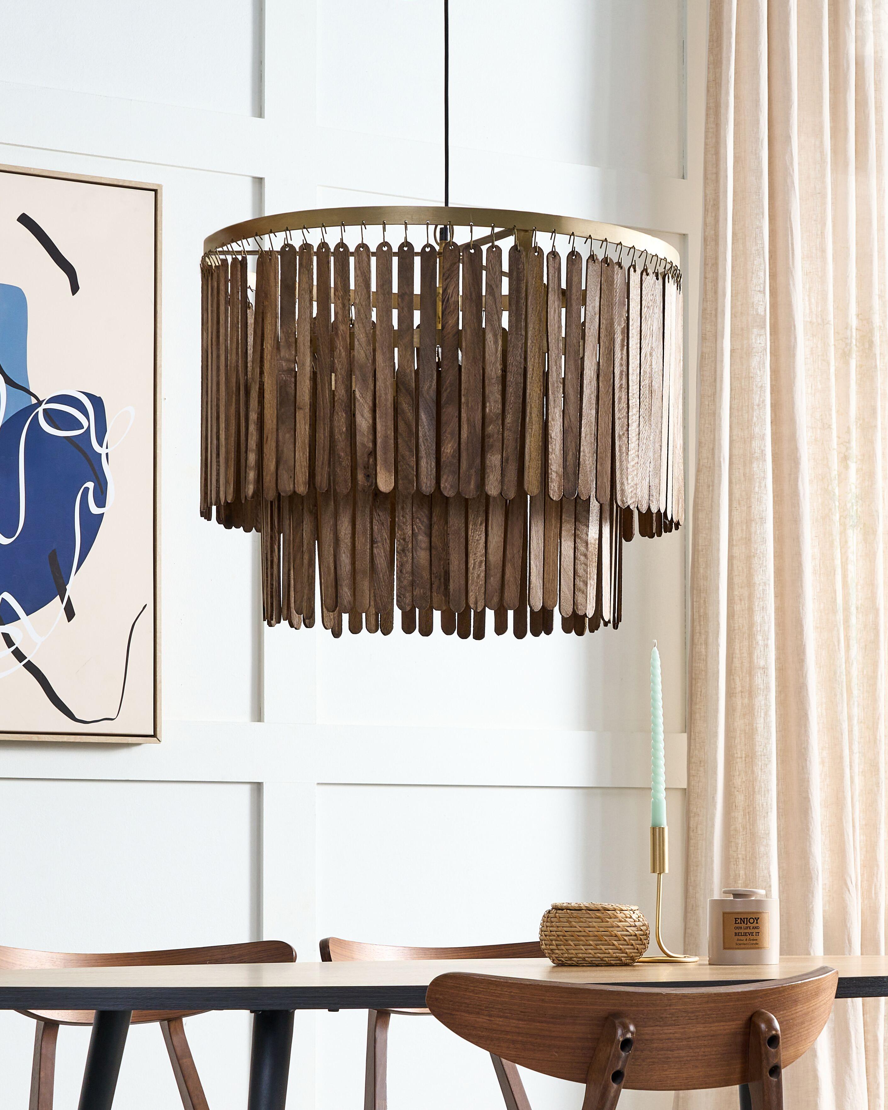 Hanglamp KAVERI Mangohout Bruin