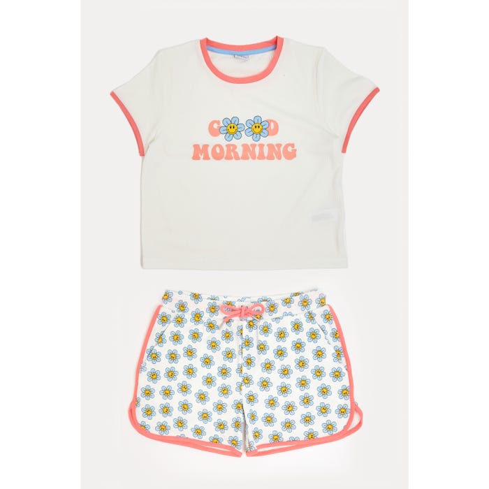 inSua-Kids pyjama bloemen Good Morning