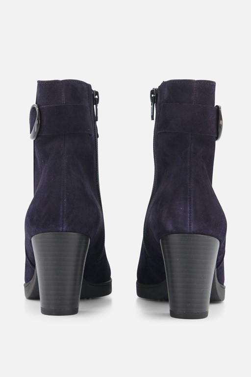 Gabor Enkellaarsjes blauw Suede