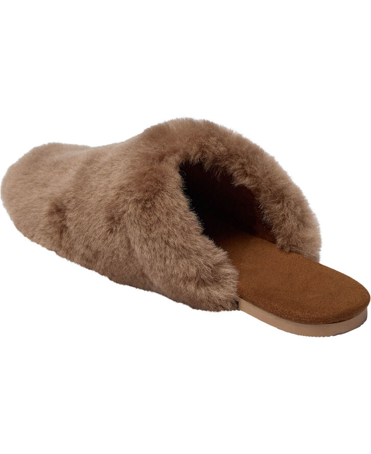 Magasin du Nord Collection Slipper in Real sheepskin - Brown Brown
