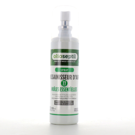 Spray assainisseur d'air Olioseptil aux 77 huiles essentielles