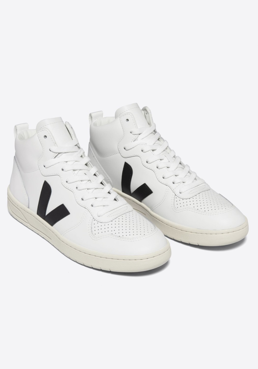 Veja Sneaker V-15 Leather Extra White Black