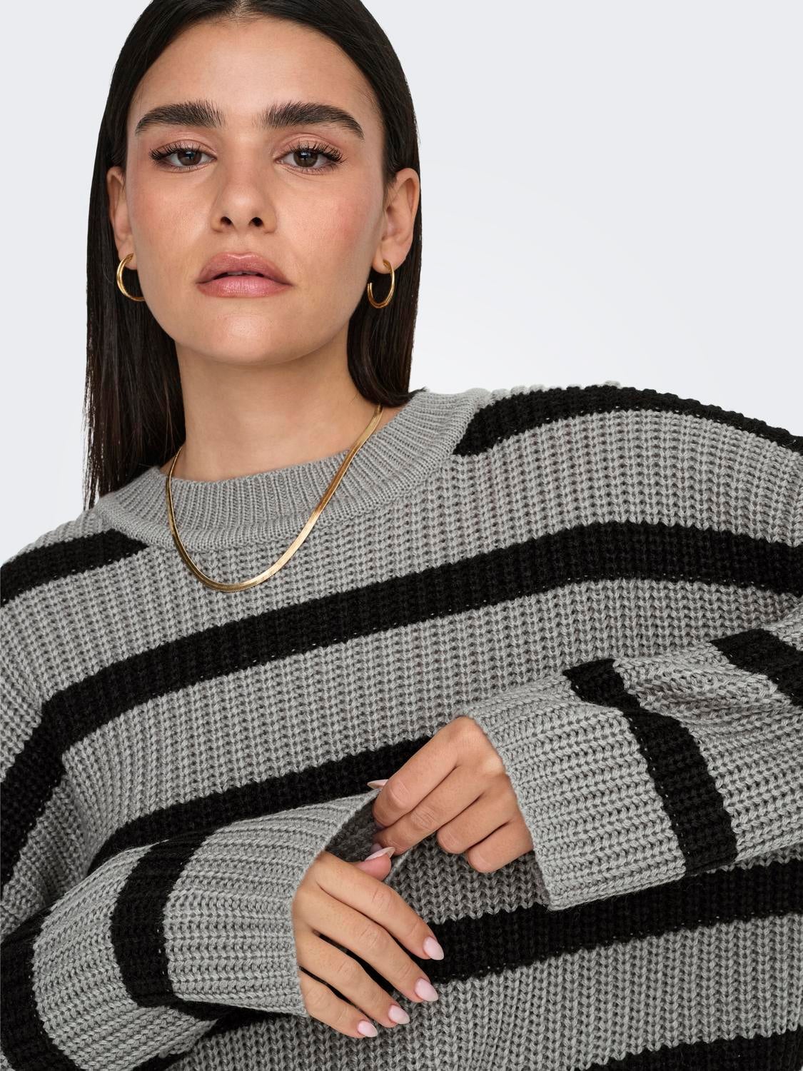 JDYJUSTY Strickpullover December Sky