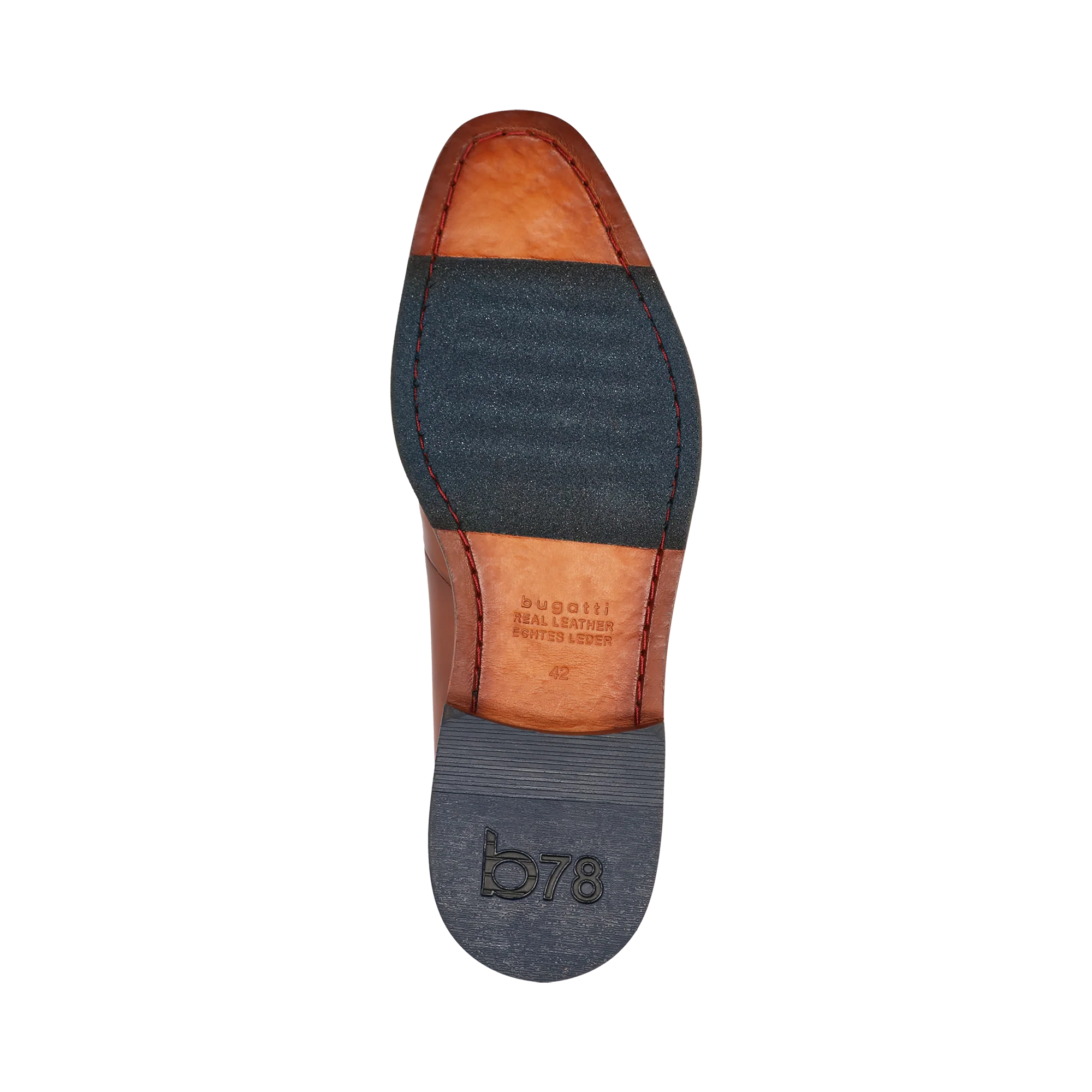 Leder Business Schnürer cognac