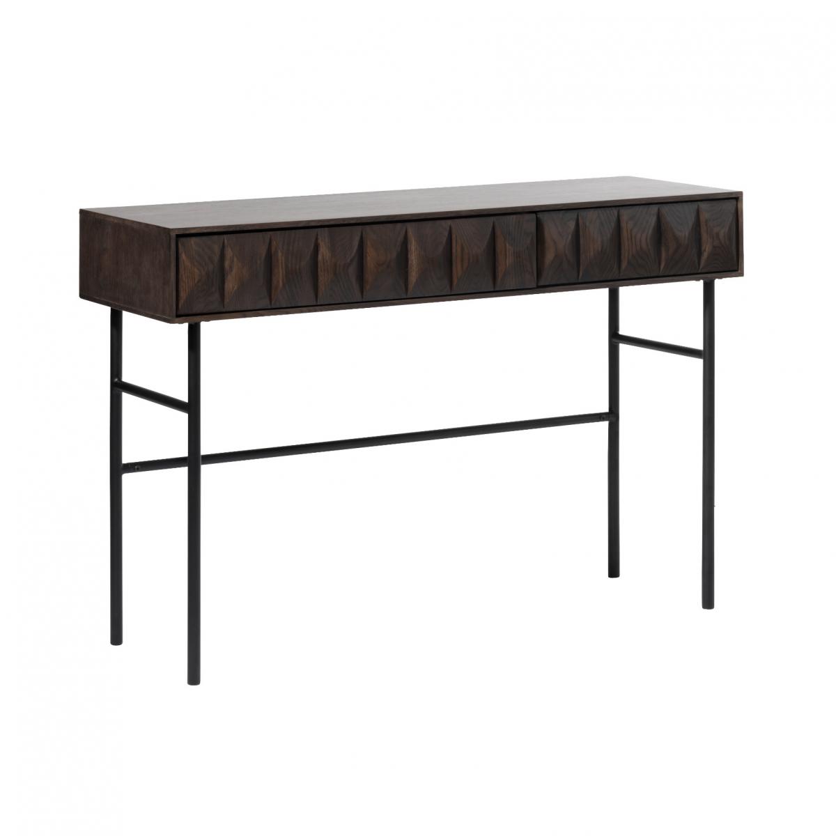 Nordic Home - Magnus eiken sidetable - 117 cm - espresso