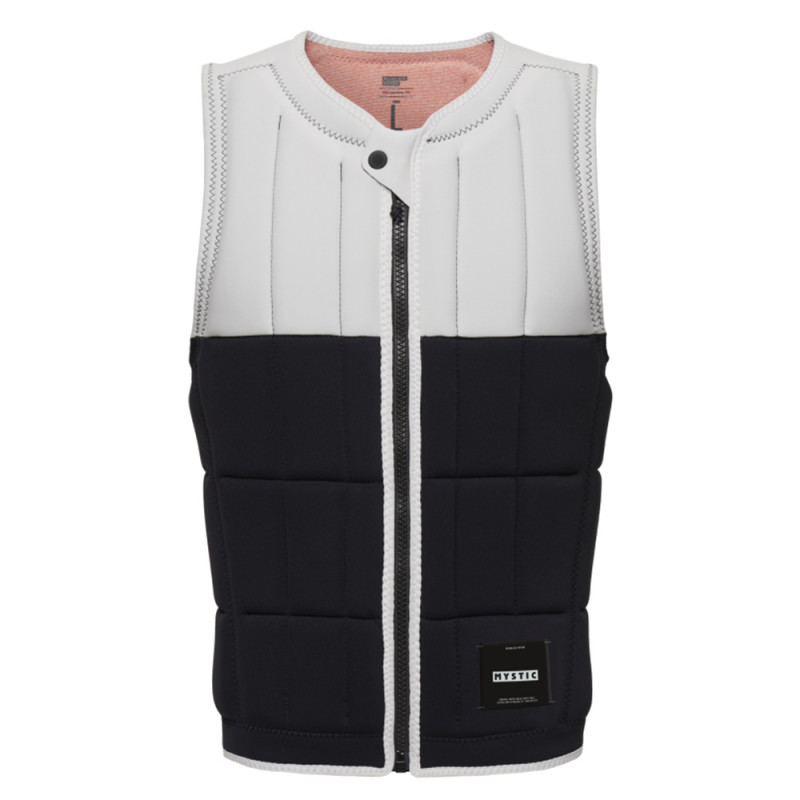 GILET IMPACT MYSTIC WAKE RENEGADE FRONTZIP NOIR/BLANC
