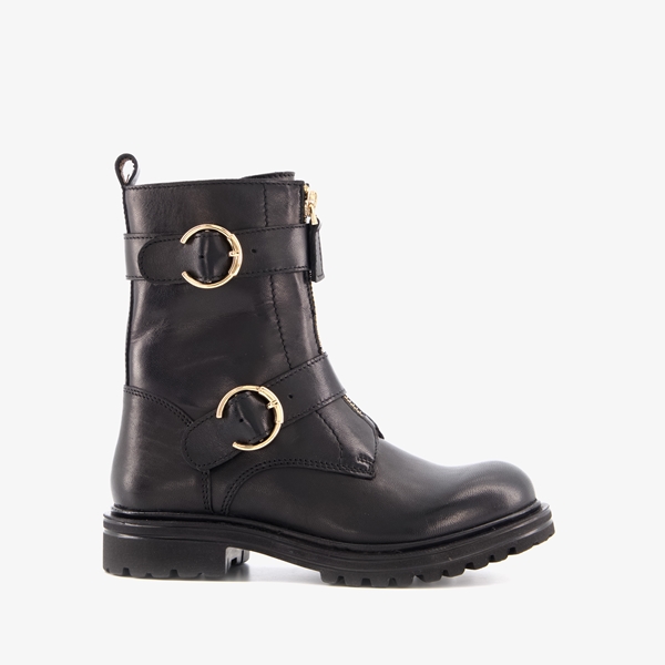 Groot leren meisjes biker boots