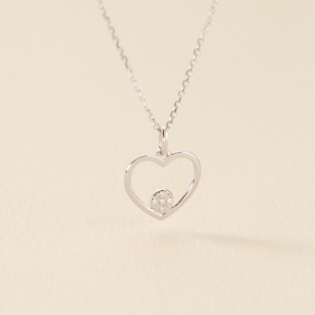 Collier Or Blanc Adwoa Diamants