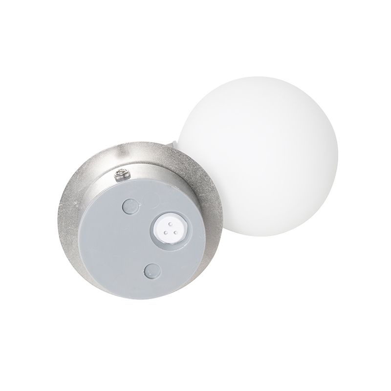 Moderne wandlamp staal IP44 - Cederic Up