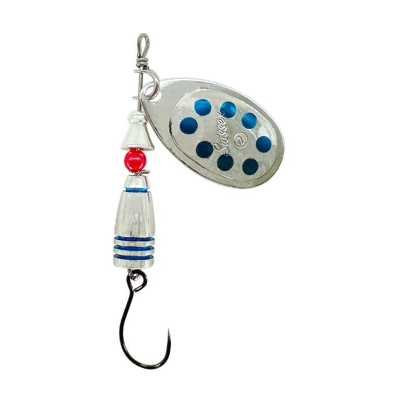 Cuiller Tournante Suissex Divine Nk Argent Points Bleu