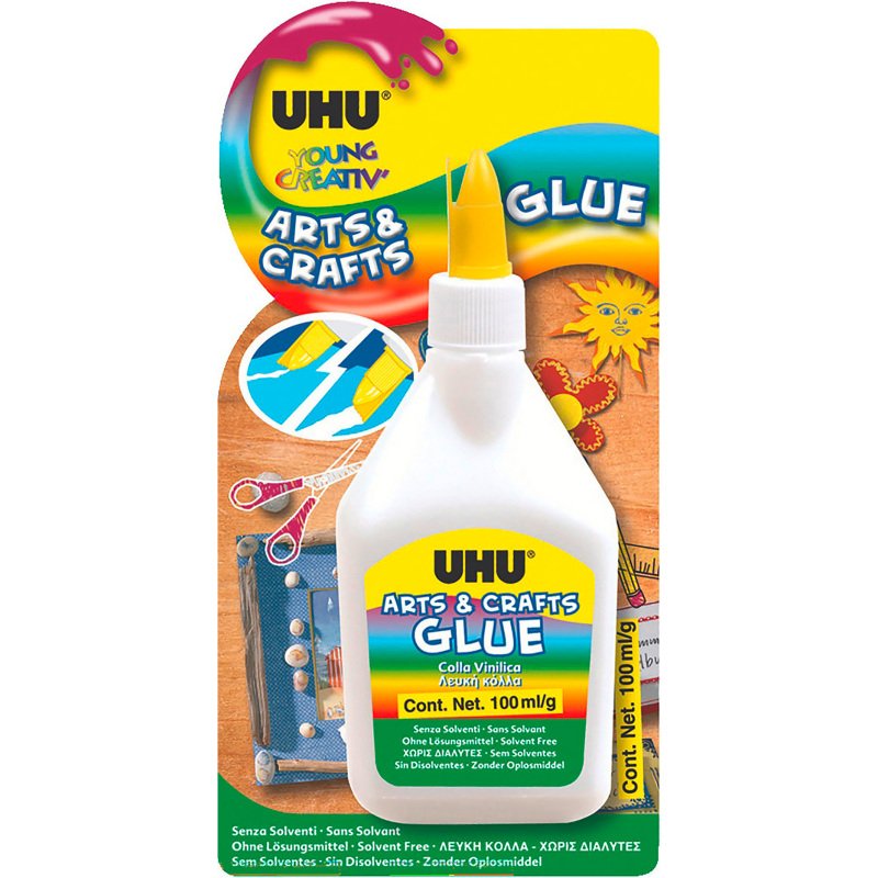 Colle créative blanche Arts & Crafts Glue UHU 100 g
