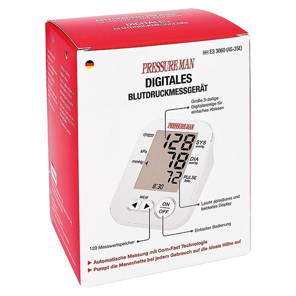 Pressure Man Vollautomat Blutdruckmessgerät