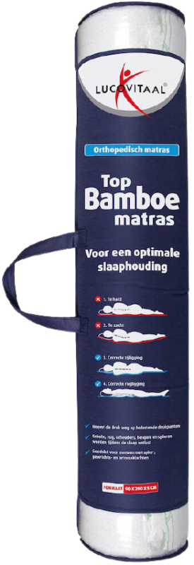 Lucovitaal Bamboe Topmatras 1 stuk