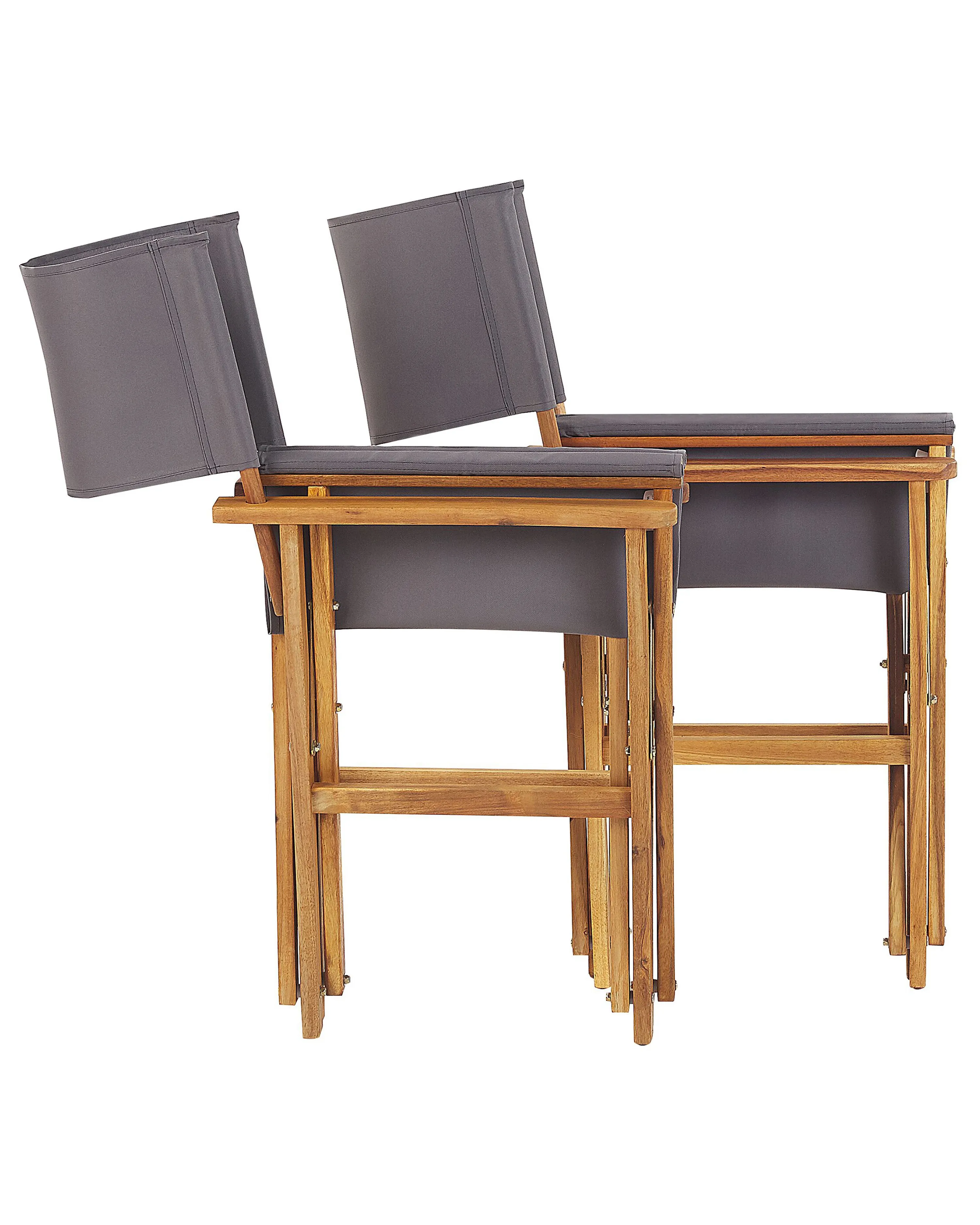 Set van 2 tuinstoelen CINE Acaciahout Roze