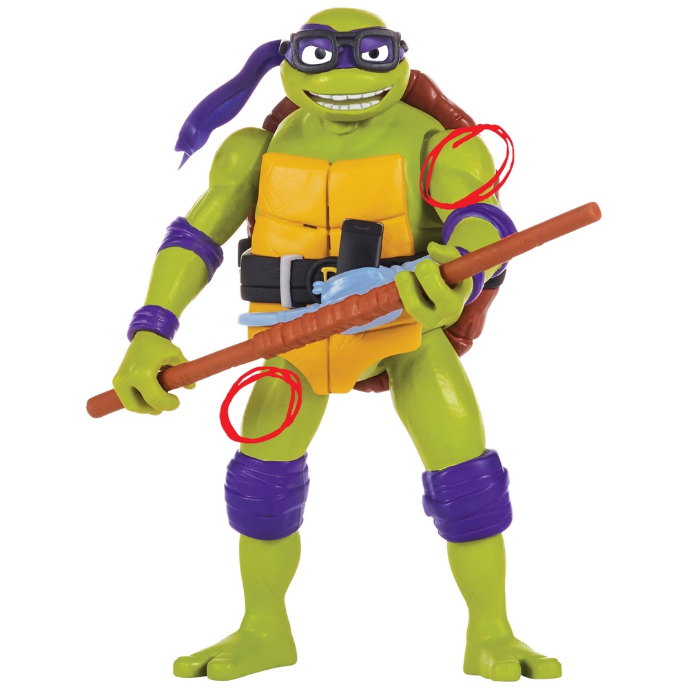 Teenage Mutant Ninja Turtles Mutant Mayhem - Ninja Shouts Figur Donatello