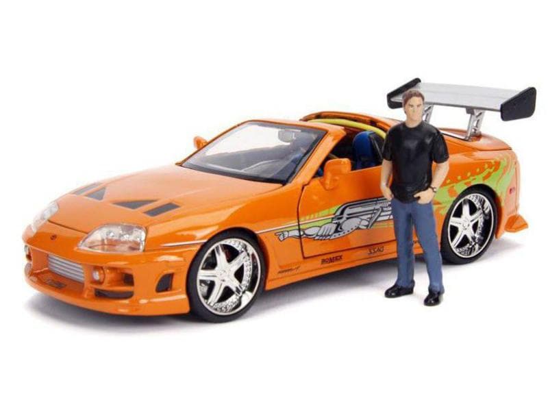 Jada Toys Fast & Furious Brian & Toyota Supra 1:24 Die Cast Modell