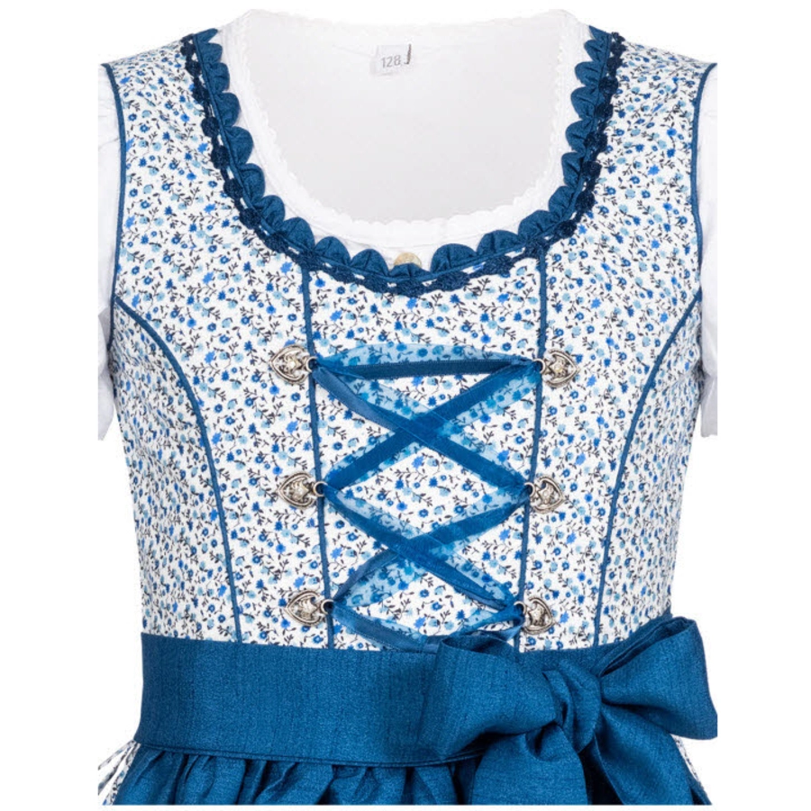Nübler Kinderdirndl 3-teilig Doris Blau