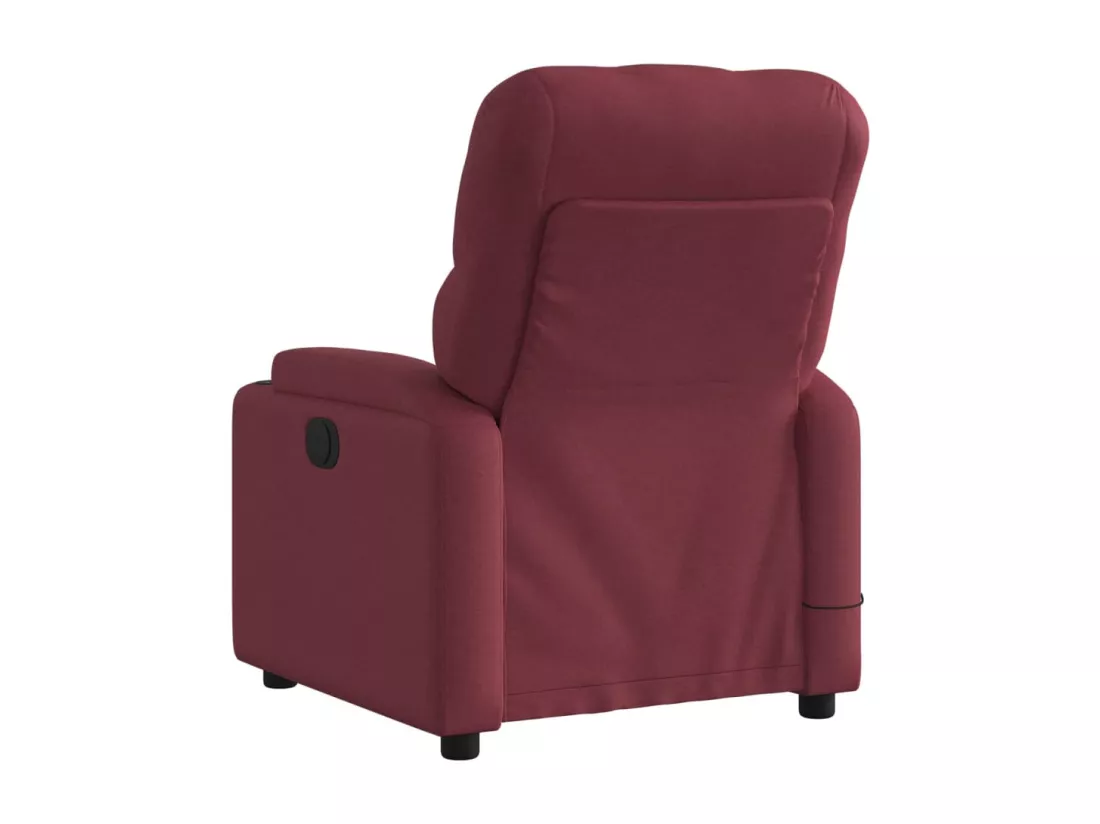 Fauteuil de massage inclinable Rouge bordeaux Tissu