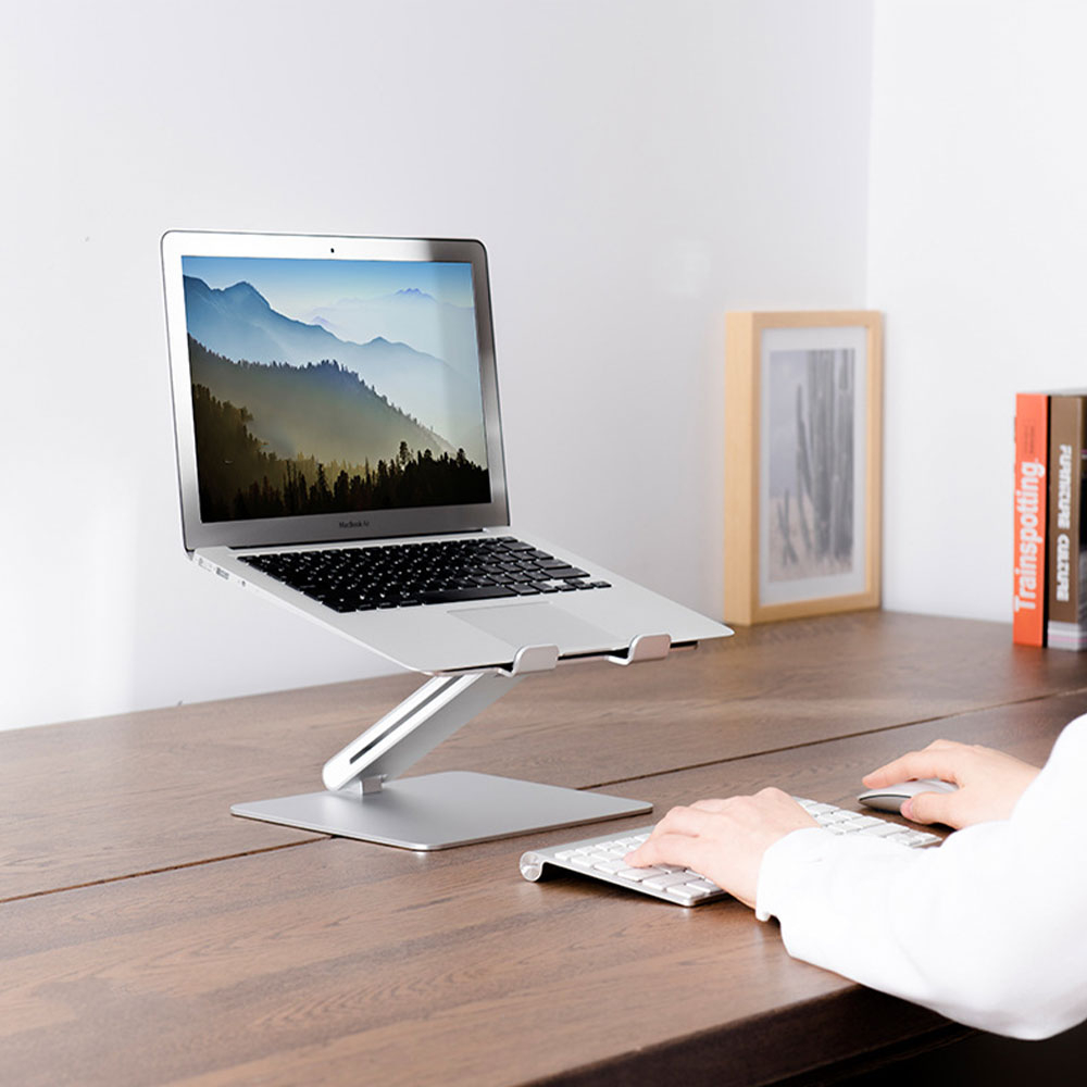 Klappbare MacBook / Laptop Alu Halterung (7