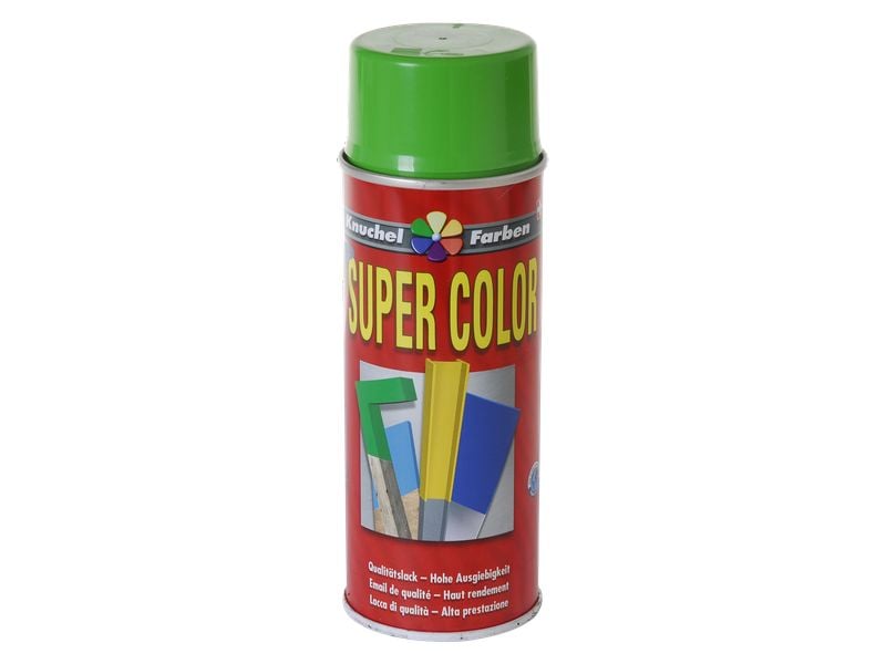 Knuchel Lack-Spray Super Color 400 ml Hellgrün 6018 Farb-Spraydose für den Aussen- und Innenbereich